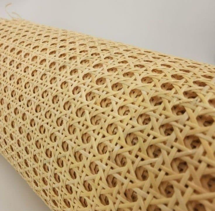 Cane Masters Cane Webbing Weaving Pvc Plastic Rattan Cane Mesh Roll Home Furnishing Chair Soffa Table Multi Size (18X48)