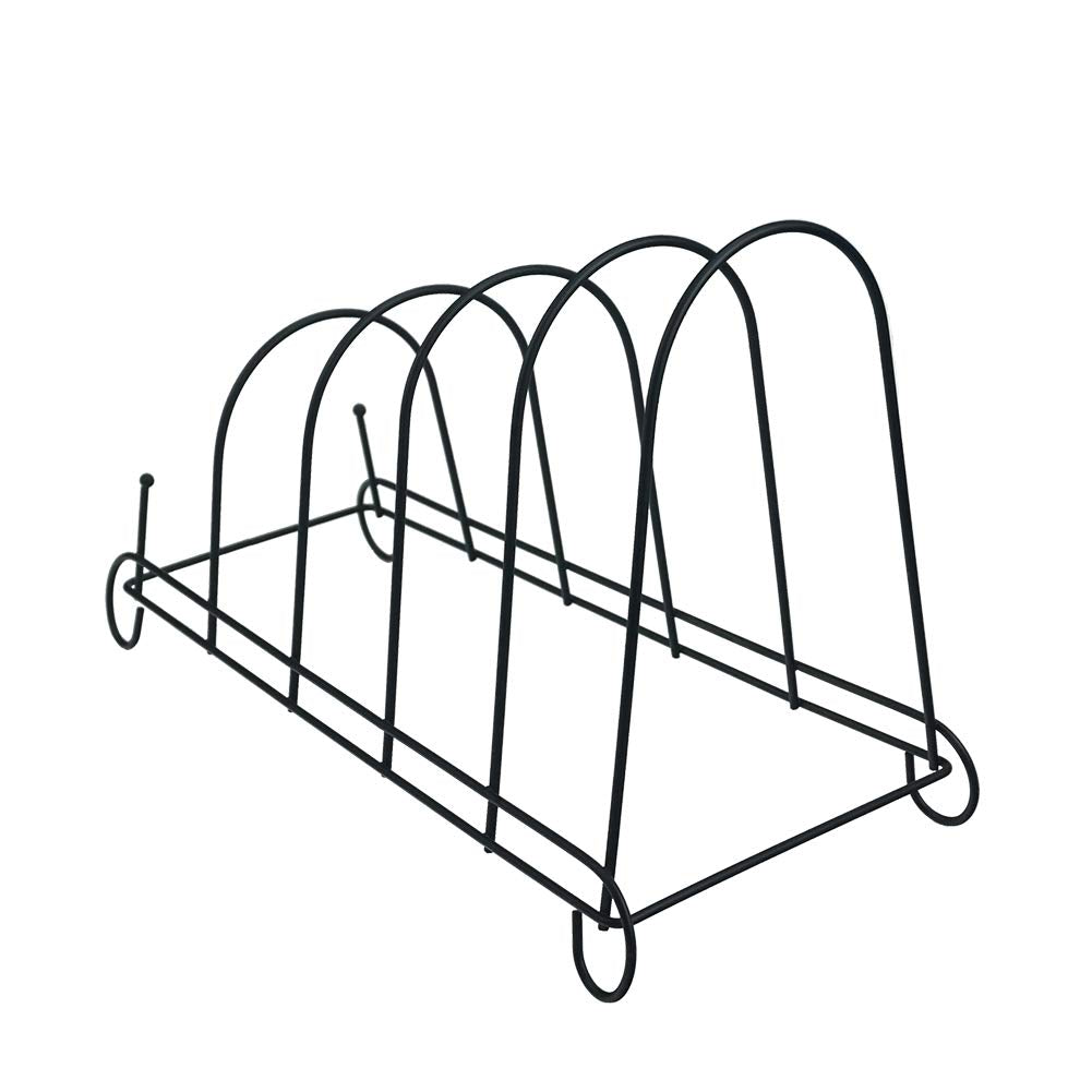 Artliving 5-Tier Metal Scrollwork Dish Rack Plate Rack Display Stand Holder Cabinet Organizer Set Of 2