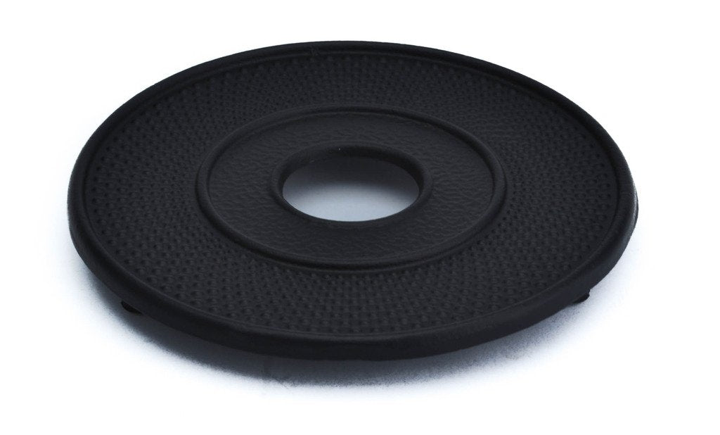 M.V. Trading T7020Bk Cast Iron Trivet Hobnail Design, 5-Inch, Black