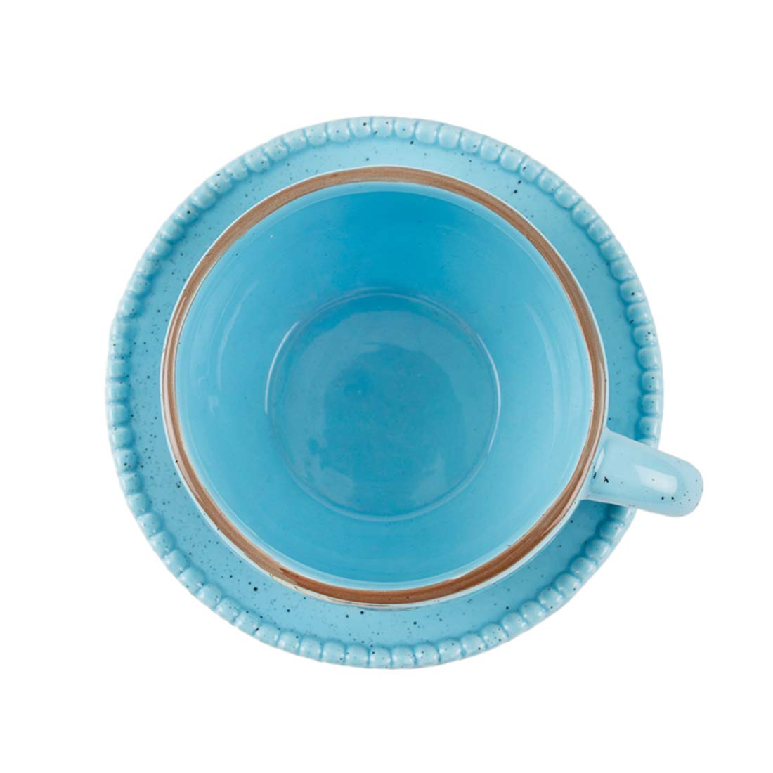 Chumbak Flora Butterfly Cup & Saucer- Blue