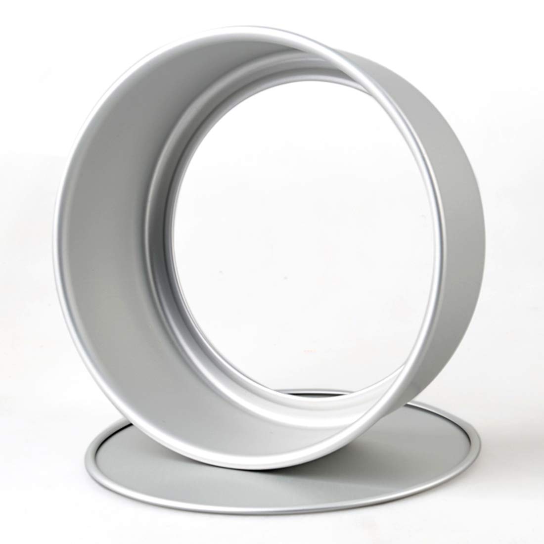 Tosnail 2 Pack 8-Inch Aluminum Round Cake Pan With Removable Bottom