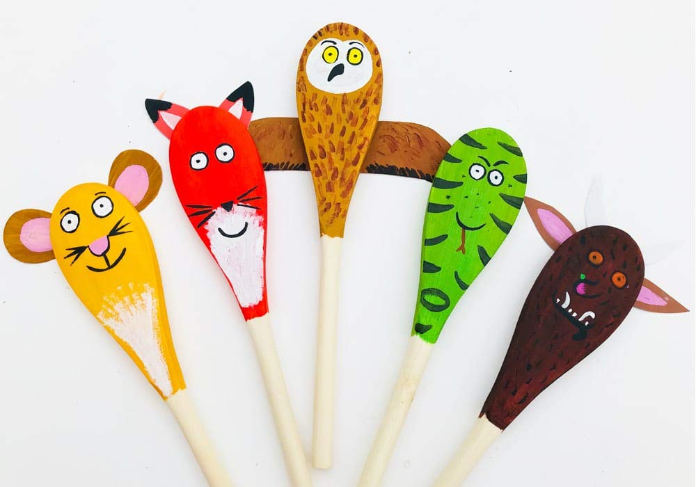 Kitchen Wooden Spoons Mixing Baking Serving Utensils Puppets 12 Inch - Set Of 24 Roundsquare