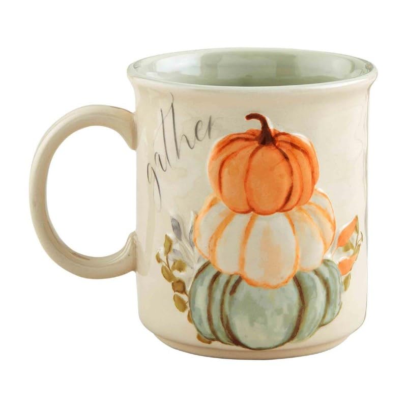 Mud Pie Thanksgiving Coffee Mug, Gather, 21 oz