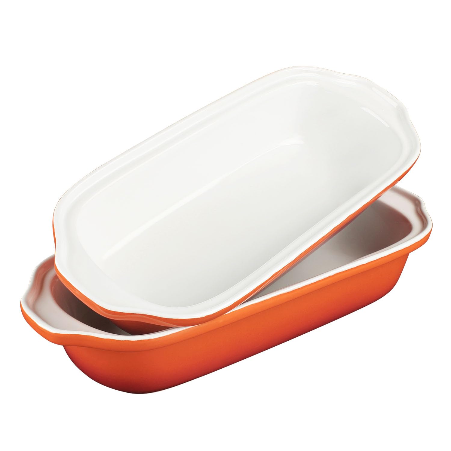JinsongDafa 1.3 Quart ceramic baking pan,Rectangular deep baking pan with handle,Ceramic baking utensil set,Suitable for lasagna