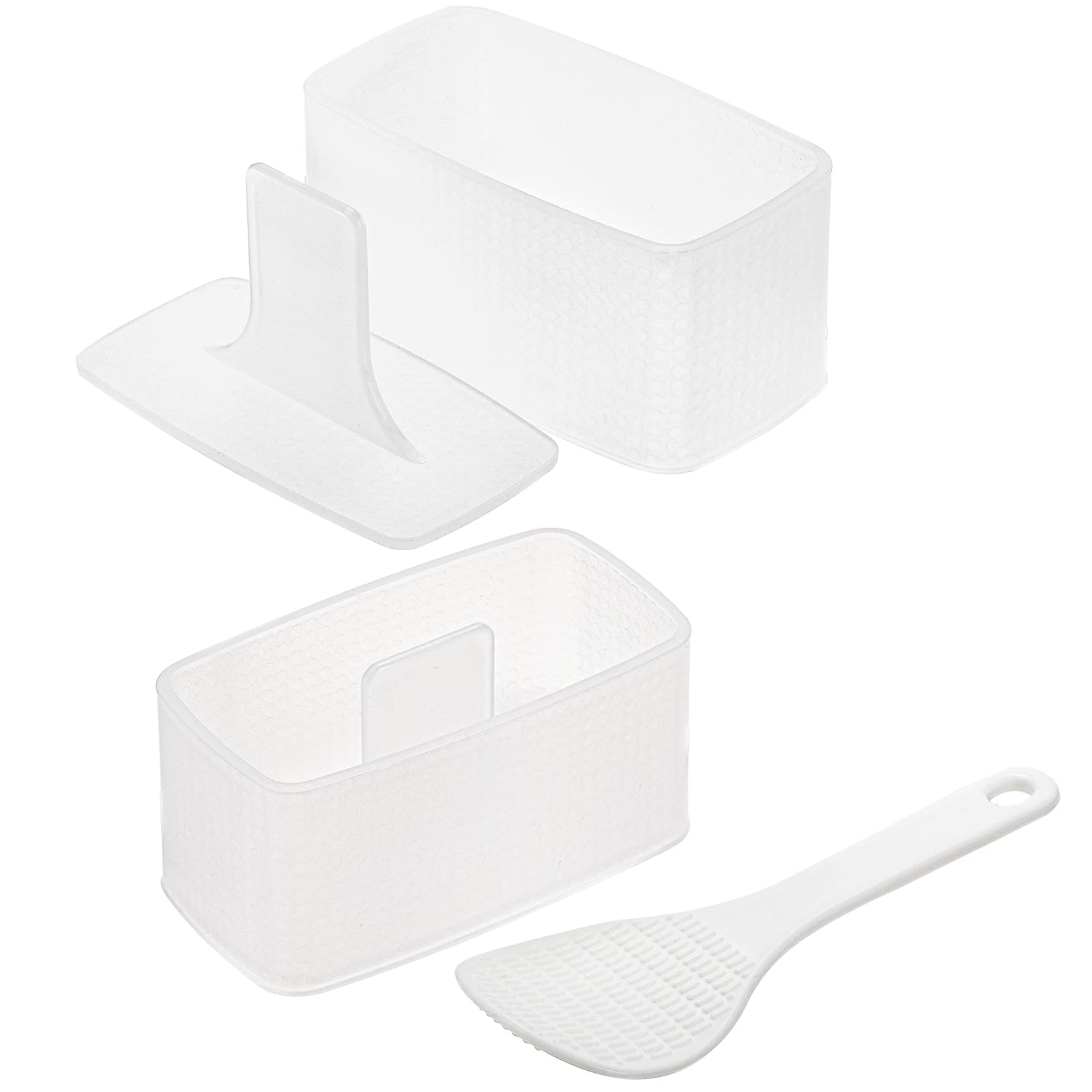 Hedume Set Of 6 Non-Stick Sushi Making Kit, Musubi Maker Press With Small Rice Paddle, None Toxic, Bpa Free Spam Musubi Mold, Ma