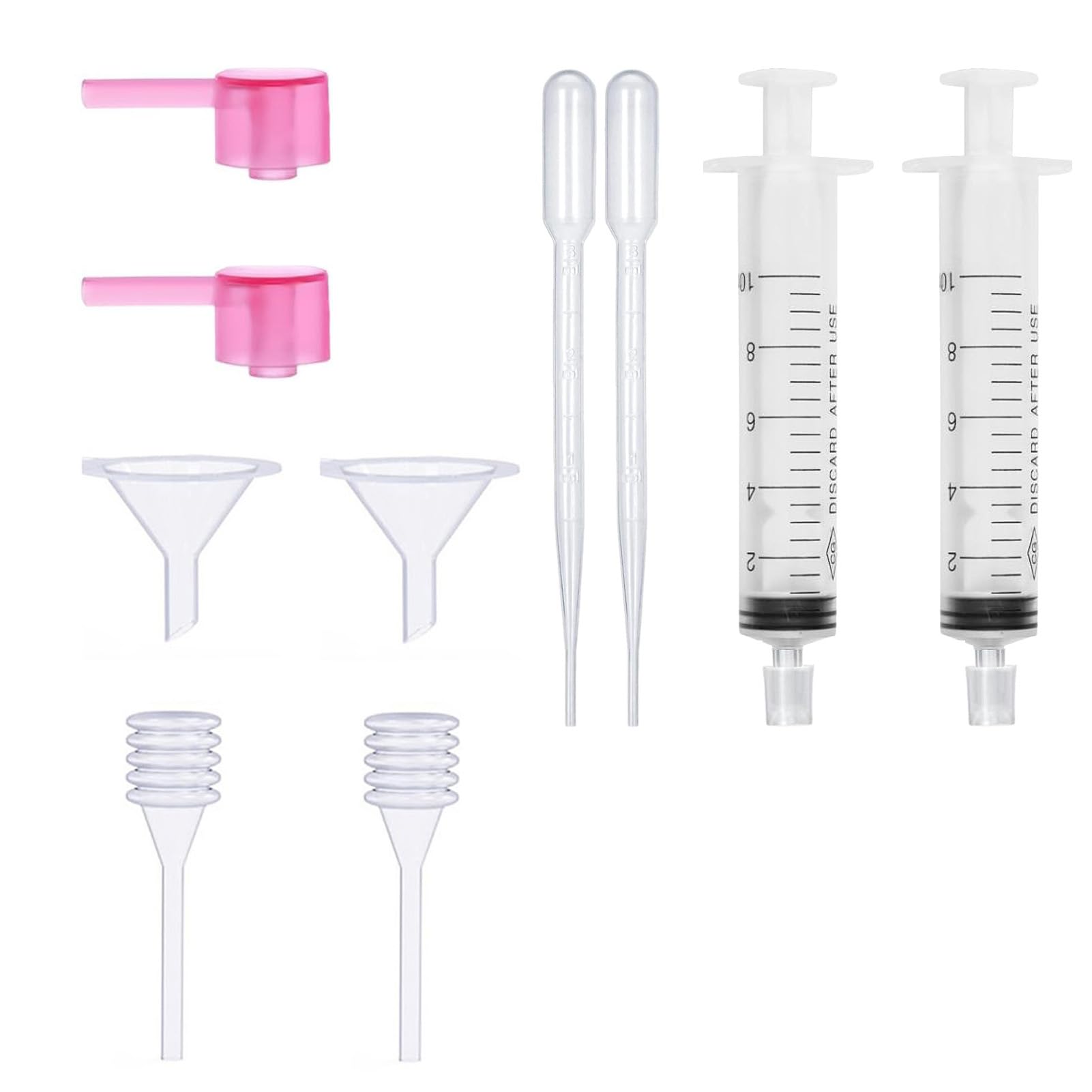 KEAIYYJ Perfume Decant Making Kit, 10ml Perfume Syringe Extractor, Cologne Bottle Refill & Transfer Tool, Fragrance Pump Dispen