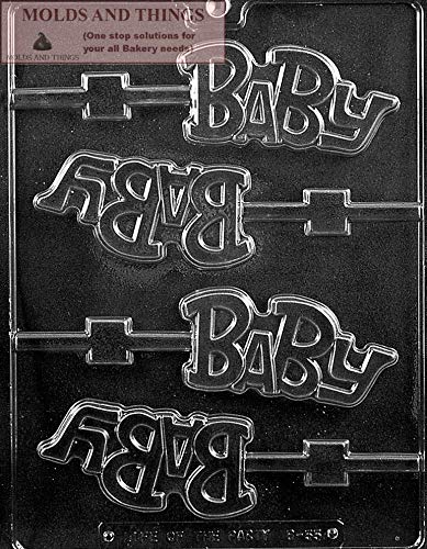 Baby Chocolate Candy Mold Baby Shower Lollipop Chocolate Candy Mold With Copywrited Candy Making Instruction