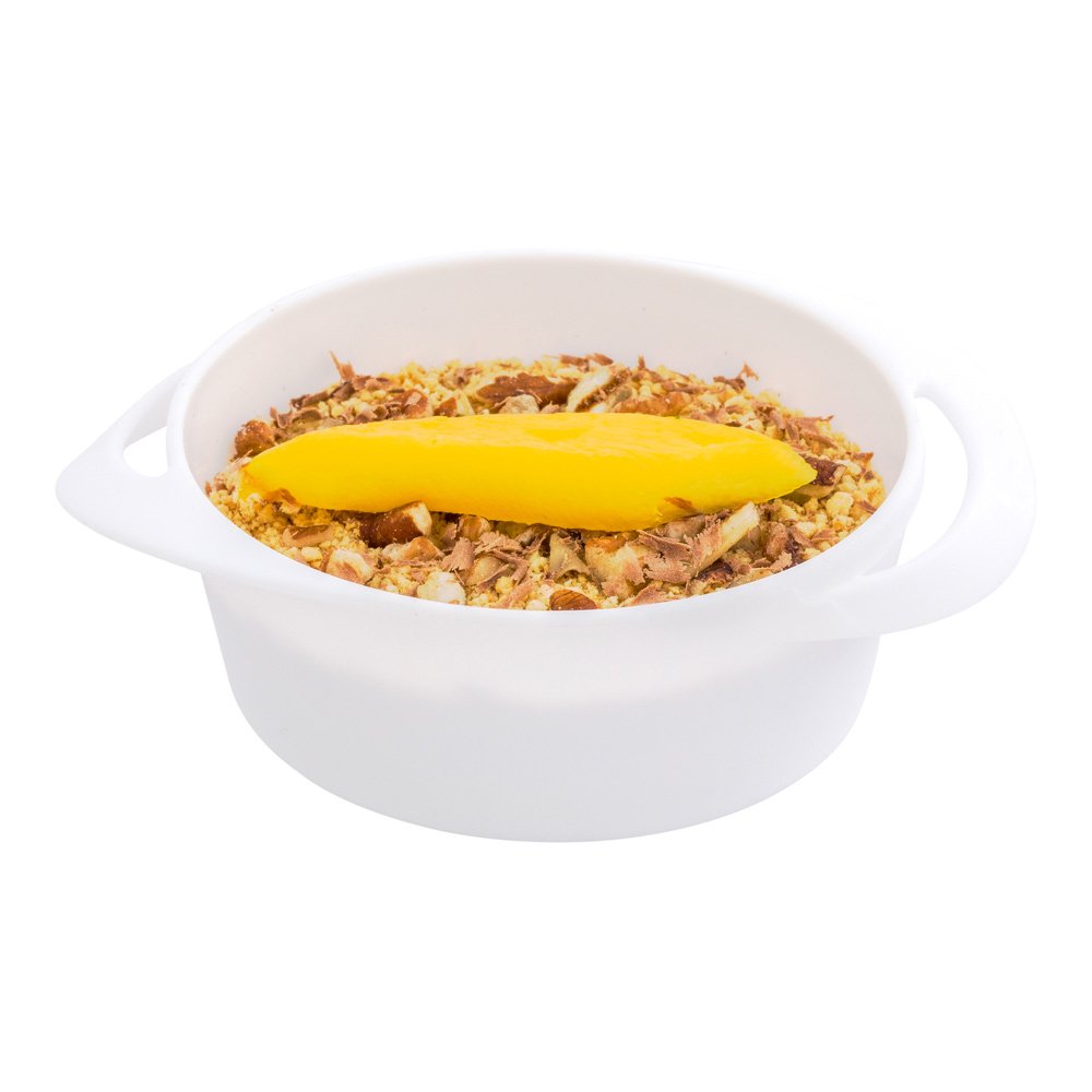 Restaurantware 3 Ounce Mini Serving Dishes 100 Disposable Mini Appetizer Dishes - Built-In Handles Rectangle White Plastic Mini