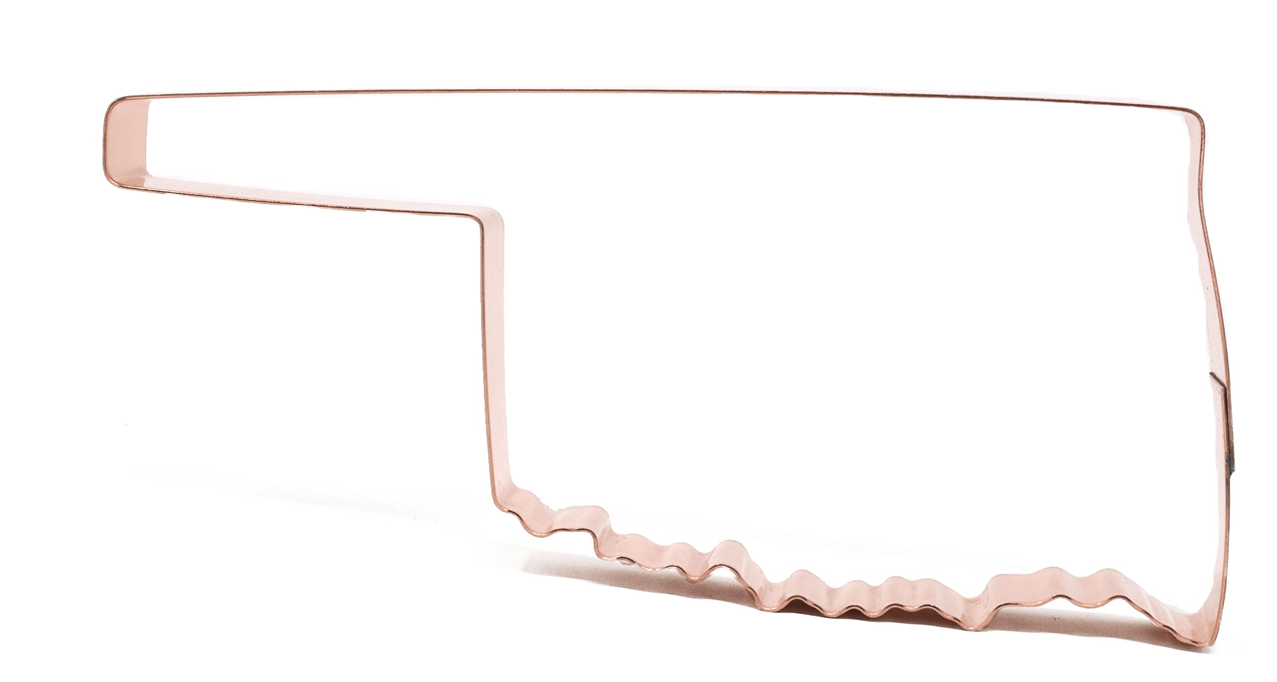 State Of Oklahoma Copper Cookie Cutter