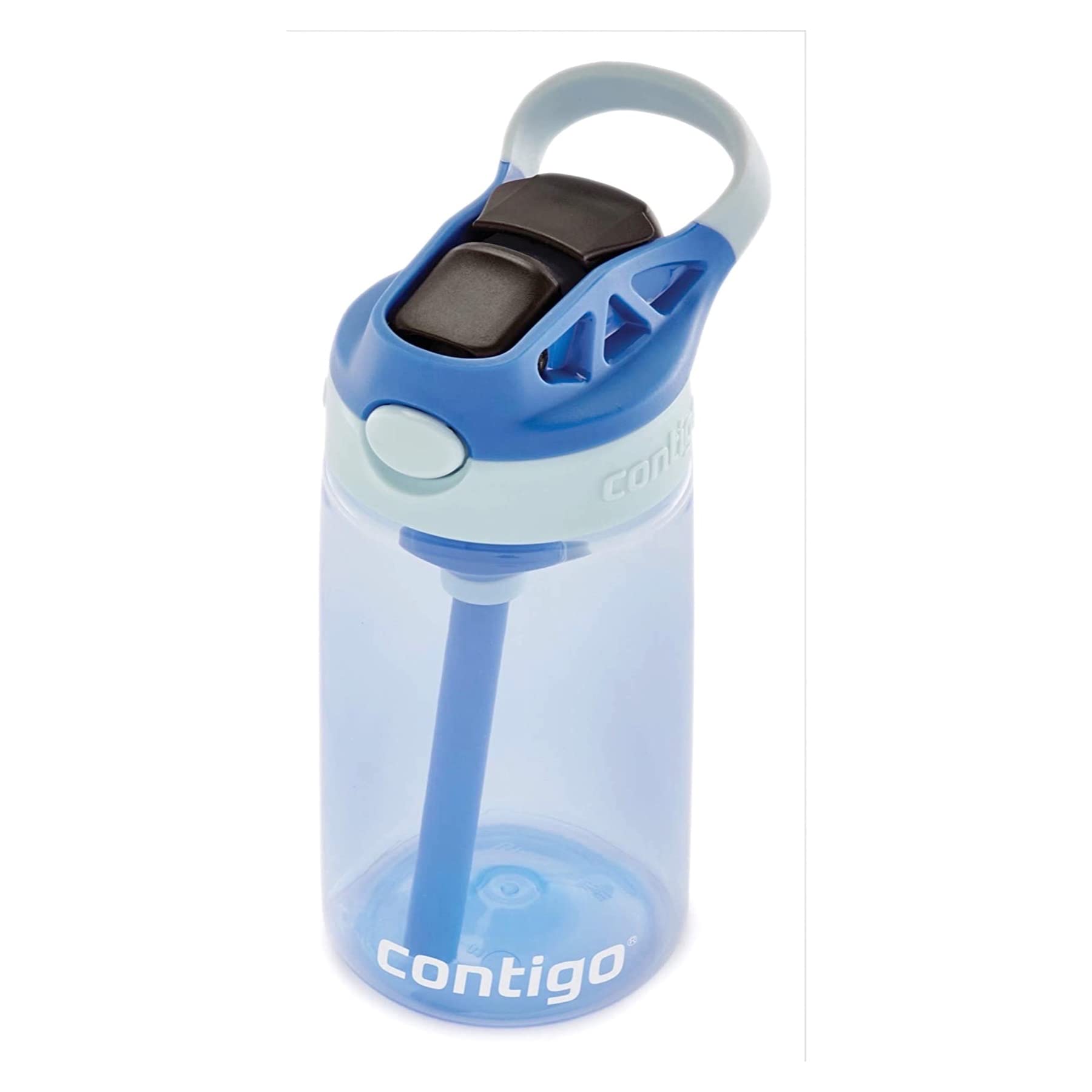Contigo Kids Straw Water Bottle With Autospout Lid, 14Oz, Cotton Candy