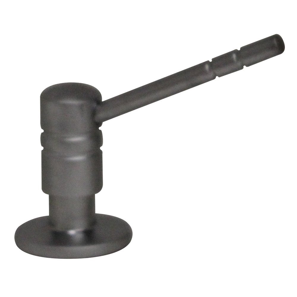 Whitehaus Whsd1166-Sachr Discovery 4-Inch Solid Brass Soap/Lotion Dispenser, Satin Chrome