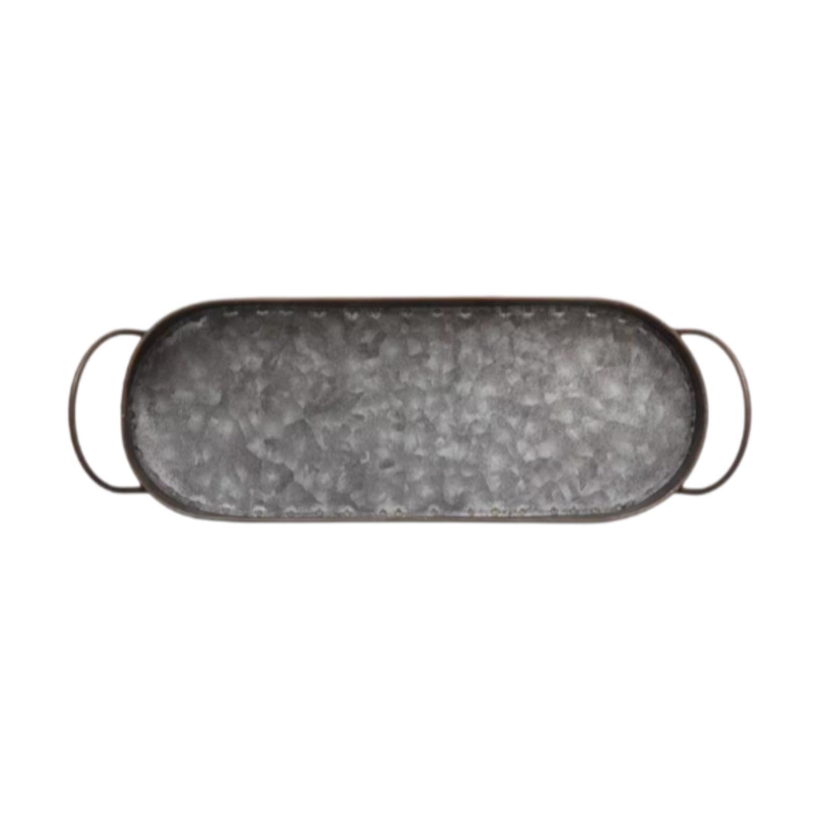 Zoomella Serving Tray Cosmetic Storage Holder Dish Coffee Table Oval Versatile Pallet 30Cmx11.5Cmx3.5Cm|Home & Garden|Kitchen, D