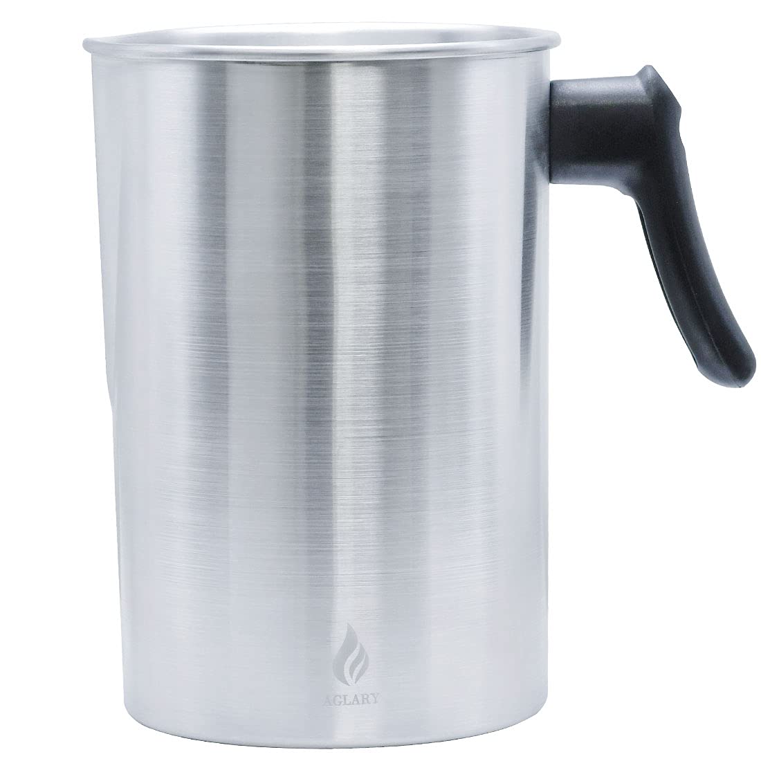 AGLARY Candle Making Pouring Pot, Double Boiler Aluminum Candle Wax Melting Pitcher,Holds for 4 Pounds Wax,with Heat-Resistant H