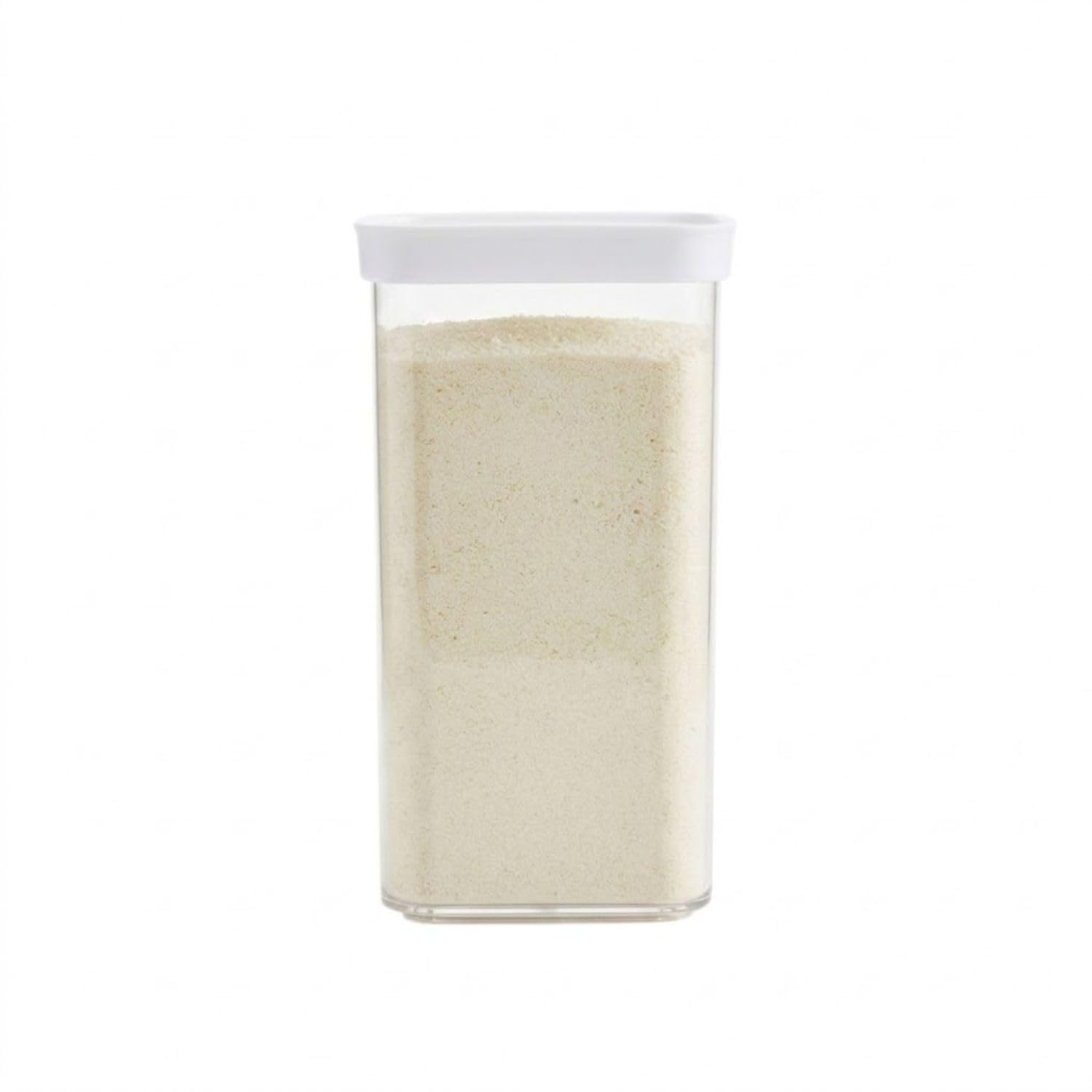 Pepplo Storage Containers, Plastic Airtight Food Storage Containers With White Lids, Storage Jars For Storing Pasta, Rice, Cerea