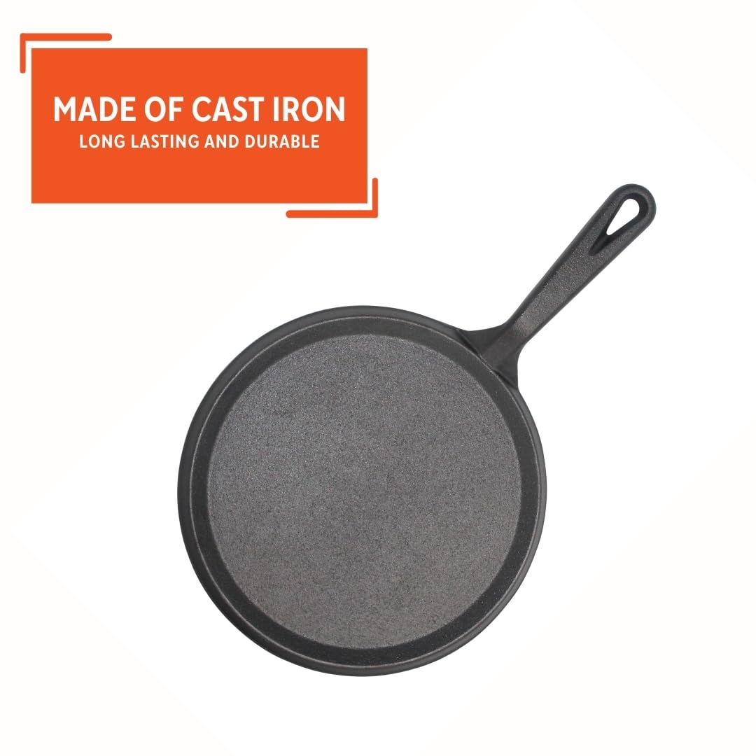 IMUSA 9.5in Cast Iron Preseasoned Comal