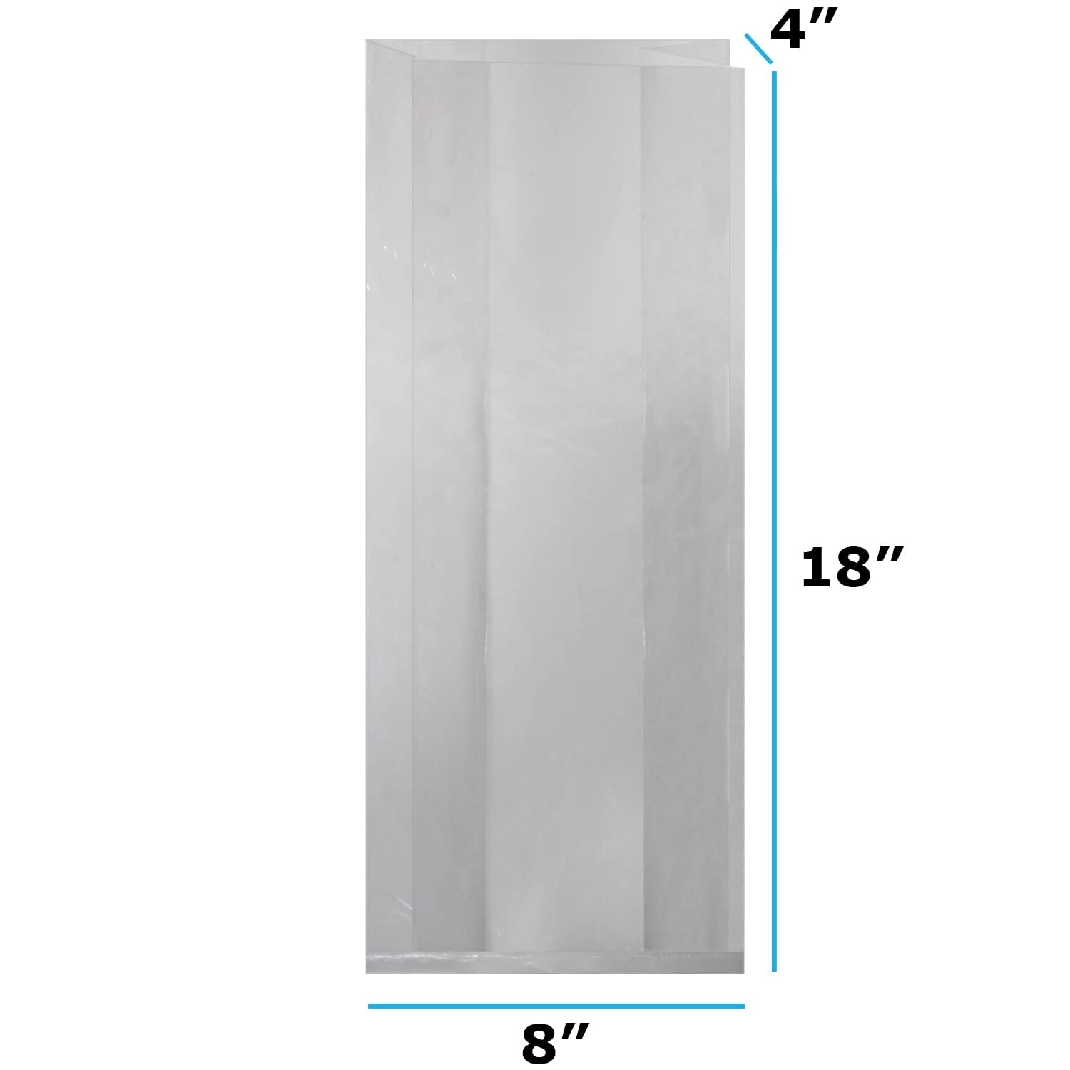 Bread Bags With Ties, Heavy Duty, Reusable, 100 Clear Bags And 100 Ties