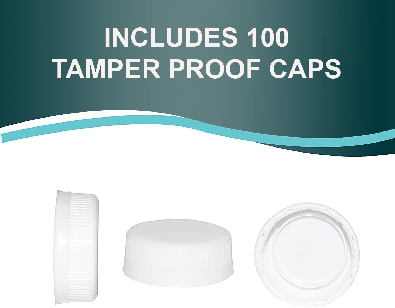 Upper Midland Products 16 Oz Empty Pet Plastic Juice Bottles - Pack Of 90 Reusable Clear Disposable Milk Bulk Containers With Bl