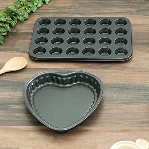 Home Basics Heart Shaped Cake Pan, 14.5'' X 10.25'' X .62'',Silver