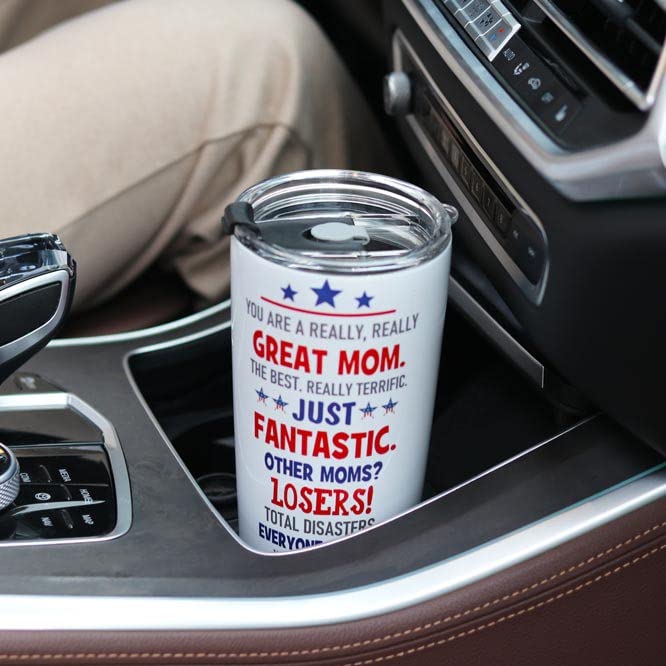 Areok Christmas Gift For Mom From Daughter Son Kids, Best Mom Ever Gifts - Great Mom Mother Gifts, Funny Birthday Gift For Mom,