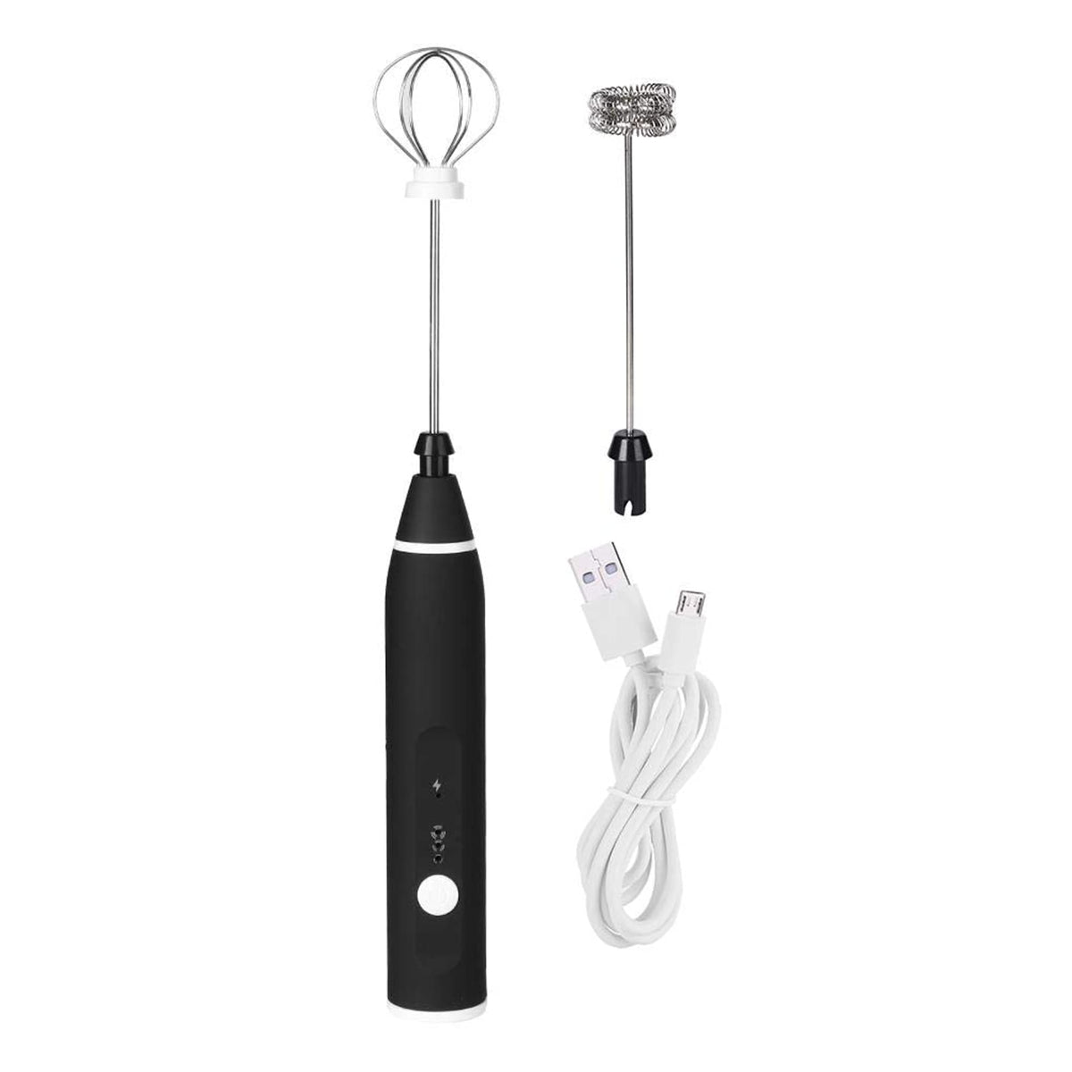 Milk Frother Handheld Frother Whisk, Electric Coffee Foam Maker Mini Blender Usb Rechargeable Drink Mixer For Latte, Cappuccino,