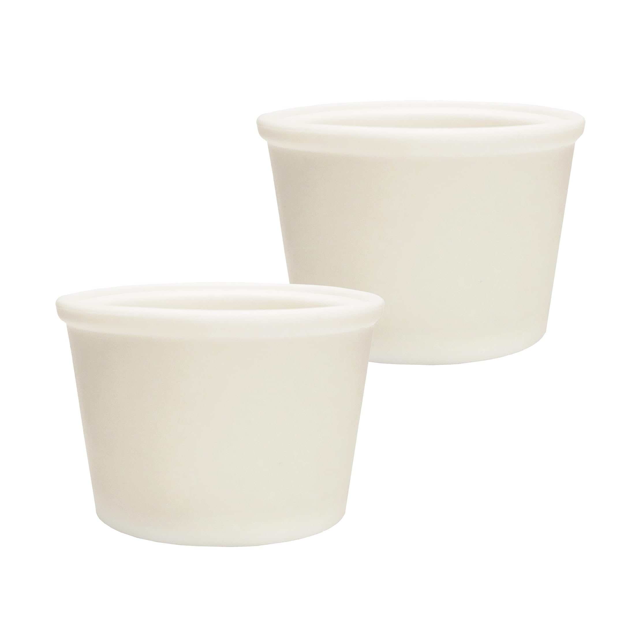 Home Brew Ohio Medium Carboy Bungs Set of 2 - Drilled Rubber - White - Model 12000