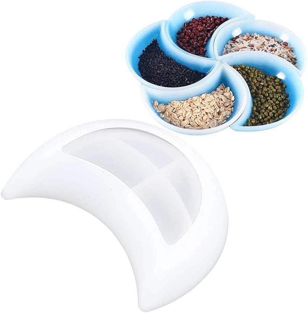Snoogg Moon Serving Tray Silicane Moulds For Epoxy Resin Casting And For Diy Resin Crafts, Cup Mats, Home Decoration