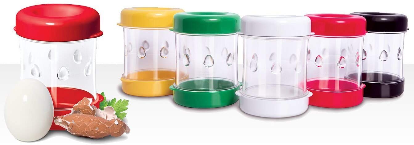 The Negg Boiled Egg Peeler Black