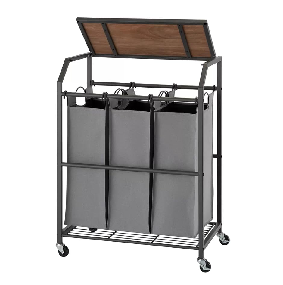 Trinity Heavy Duty Laundry Storage With Wheels. 3 Bags. Up To 85 Pounds.