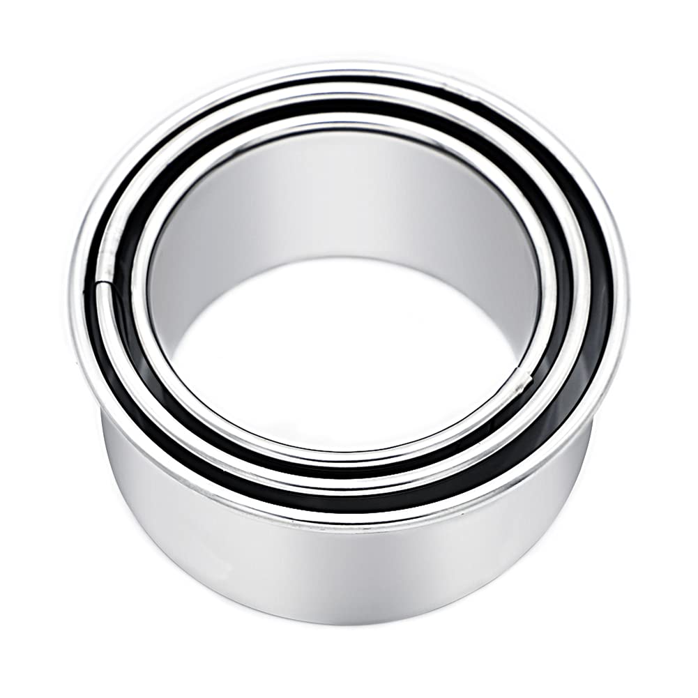 Biscuit Cutters Set, Round Cookie Cutters, Stainless Steel Dumpling Cutters,Cake Pastry Cutters,Scone Cutters Molds For Cooking