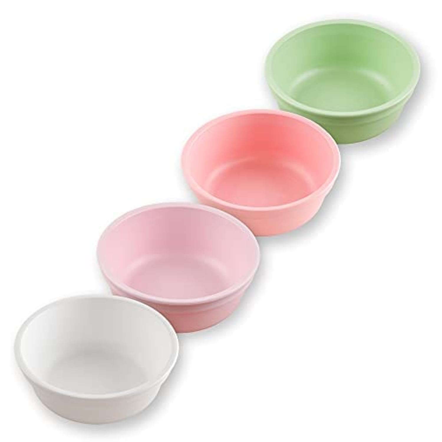 Re-Play 12 Oz. Toddler Bowls for Snack and Everyday Dining - Dishwasher and Microwave Safe - Made in USA - Set of 3-5.75 x 5.75 