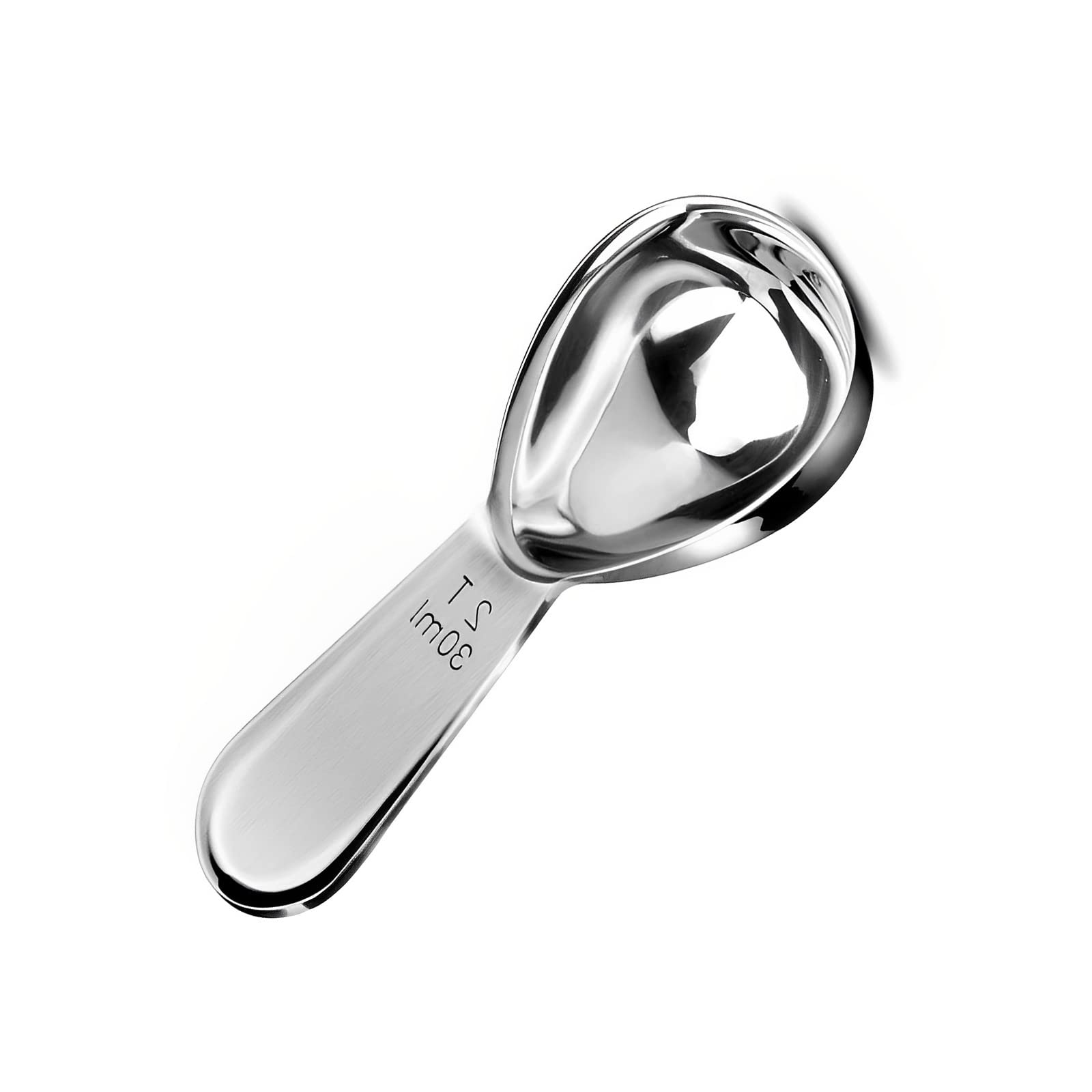 Coffee Scoop 18/8 Stainless Steel Measuring 2 Tablespoon Reusable Measure Spoon Good Size For Coffee Bean Canister Easy To Stora