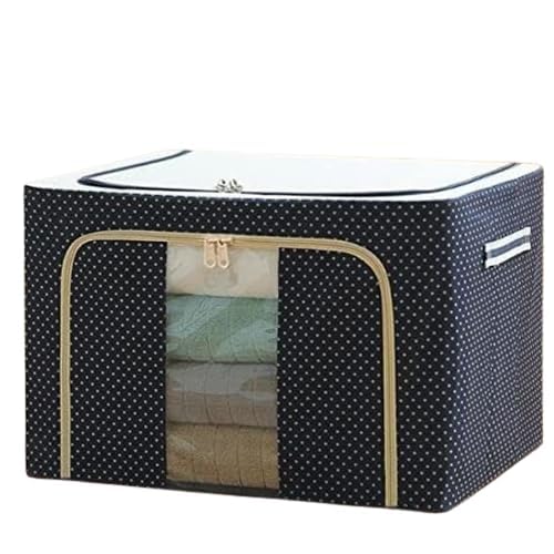 Dhriti Enterprises Clothes Organiser For Wardrobe 26 Liter Large Storage Box For Clothes Foldable Steel Frame Wardrobe Organizer