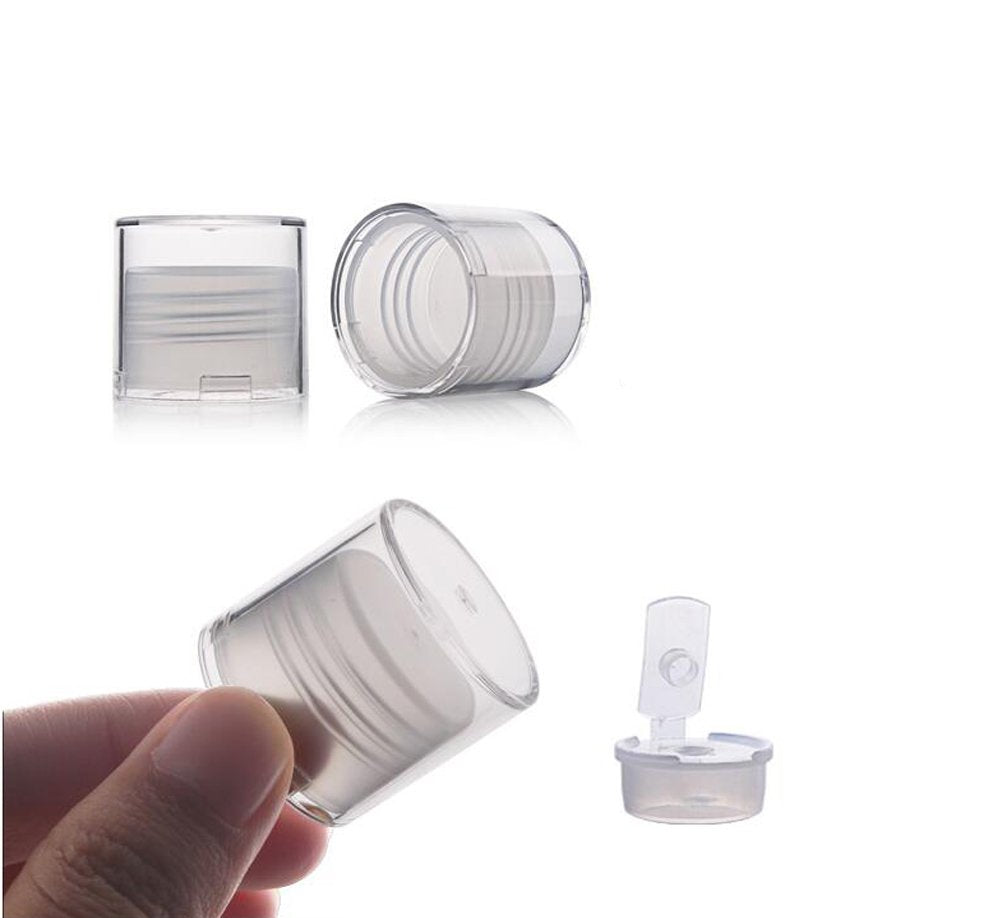 3Pcs Empty Clear Refillable Plastic Toner Lotion Cleanser Bottle Jars Travel Cosmetic Storage Container Packing Holder Organizer