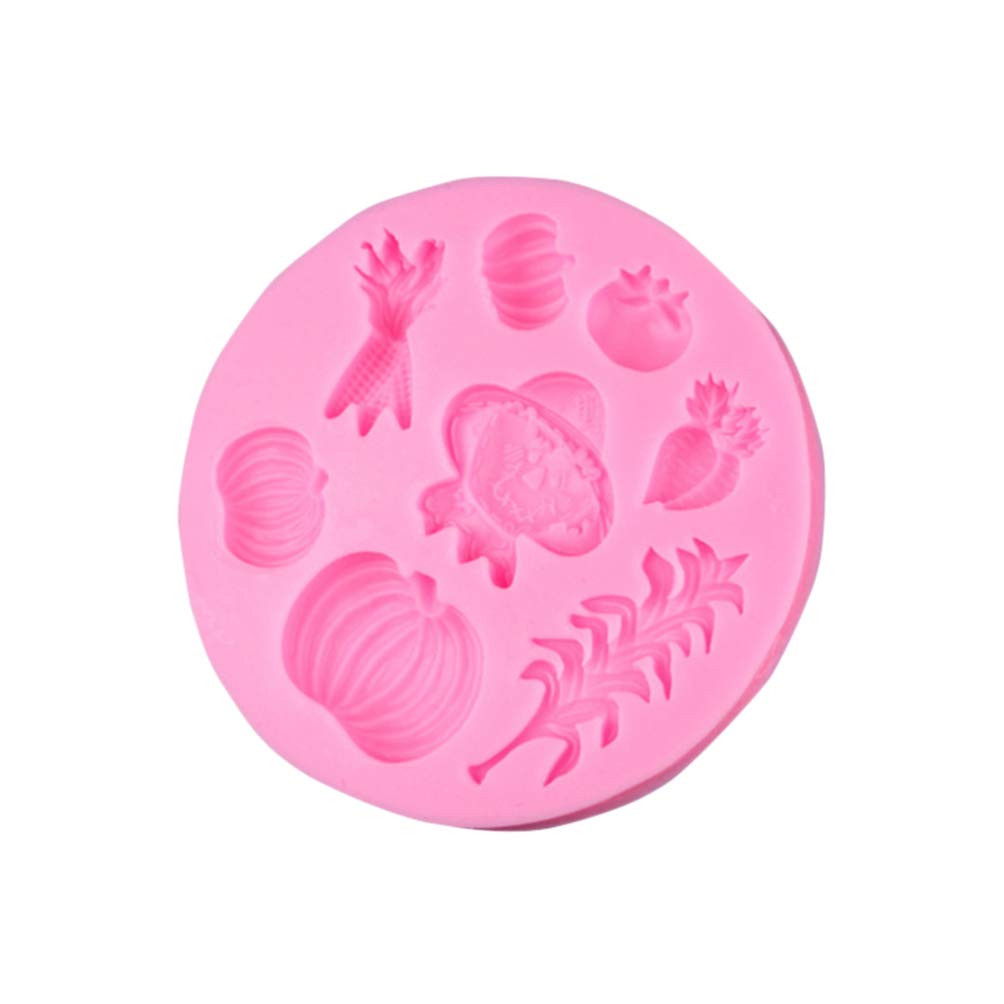 Luxshiny Cake Mold Silicone Pumpkin Mold, Fall Molds Silicone Thanksgiving Candy Molds Vegetable Molds For Bakery Kitchen Desser