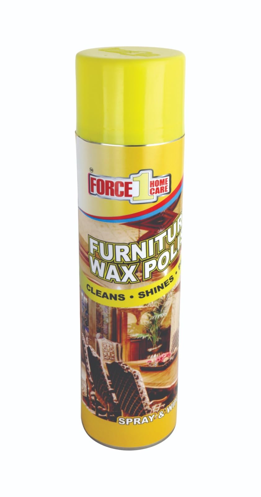 Home Care Force 1 Furniture Wax Polish, EcoFriendly Wood Polish For Shine & Protection, Restores & Enhances Wooden Surfaces, Sa