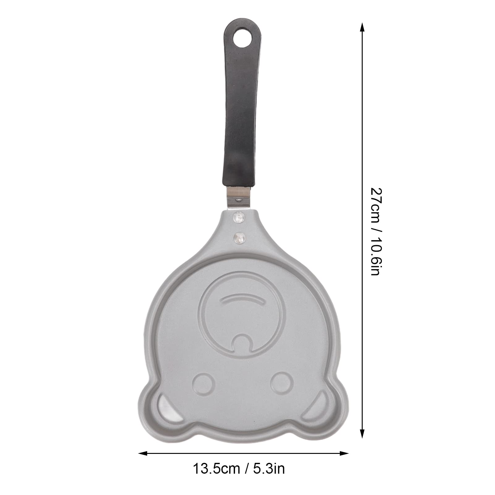 Topincn Mini Egg Pan, Nonstick Egg Frying Pan Omelet Pan Innovative Korean Breakfast Pot Diy Mini Breakfast Pan Small Egg Pancak
