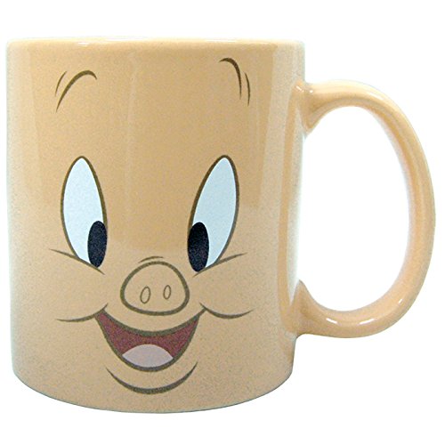 Westland Giftware Porky Pig Face Stoneware Mug, 14 Oz, Multicolor