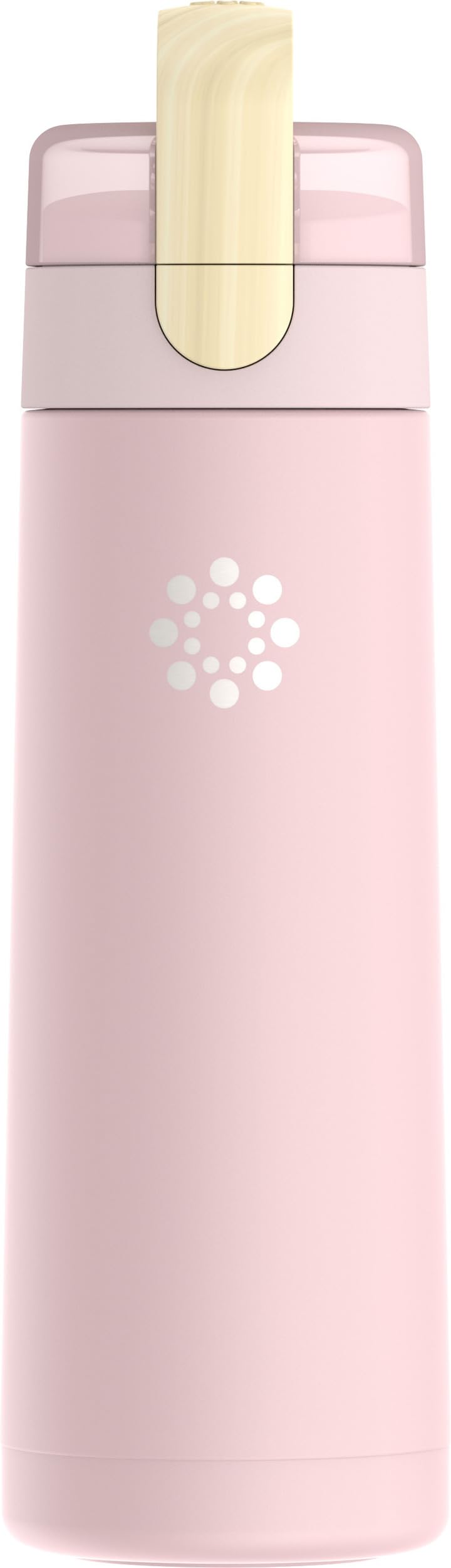 Lifefactory 20oz Stainless Steel Hydration Bottle with Straw Cap  Desert Rose