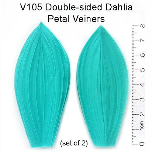 Sunflower And Dahlia Double-Sided Petal Veiner Molds