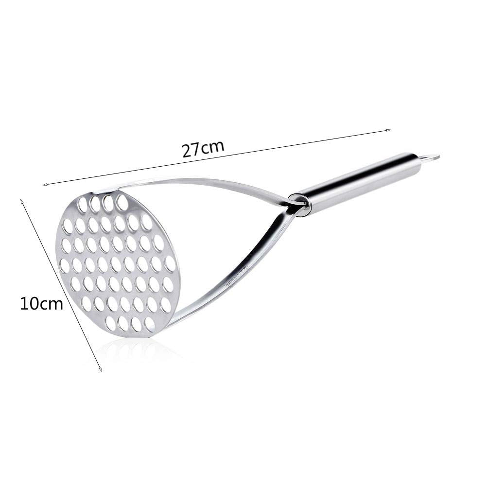 Potato Masher,Heavy Duty Stainless Steel Kitchen Steel Potato Masher,Mashed Potatoes, Vegetables And Fruits.