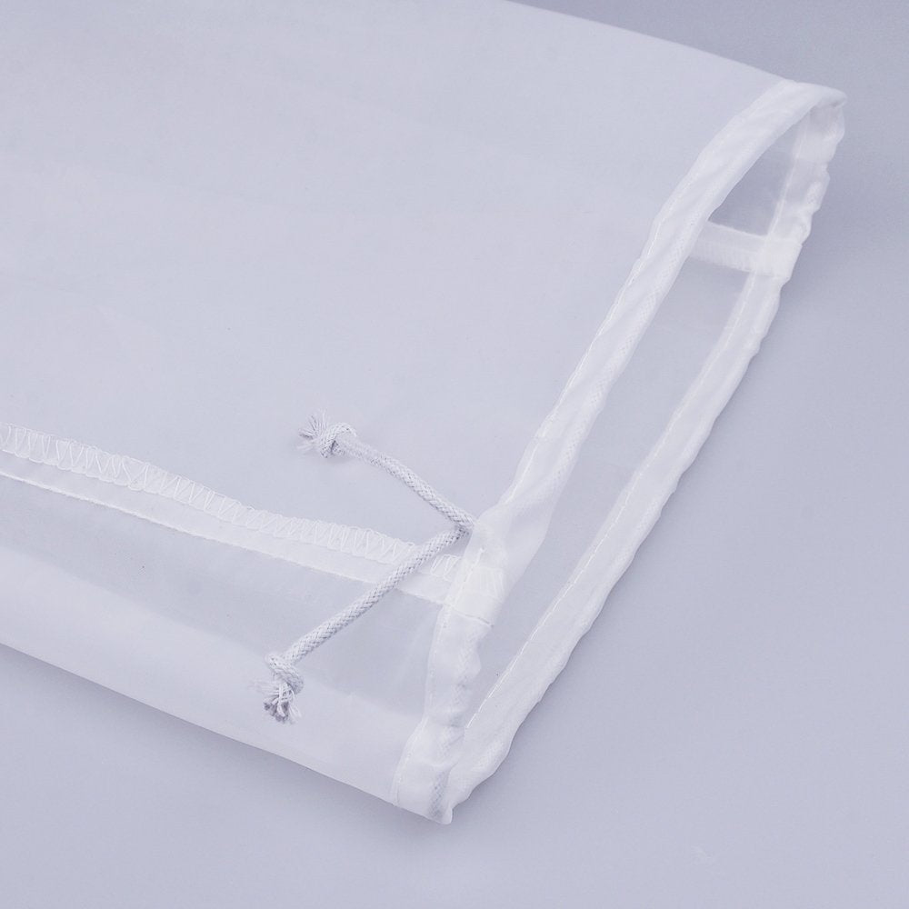 Pinfox 75 Micron Nylon Straining Bag Fine Mesh Food Strainer Filter Bags For Nut Milk, Green Juice, Cold Brew, Home Brewing (25.
