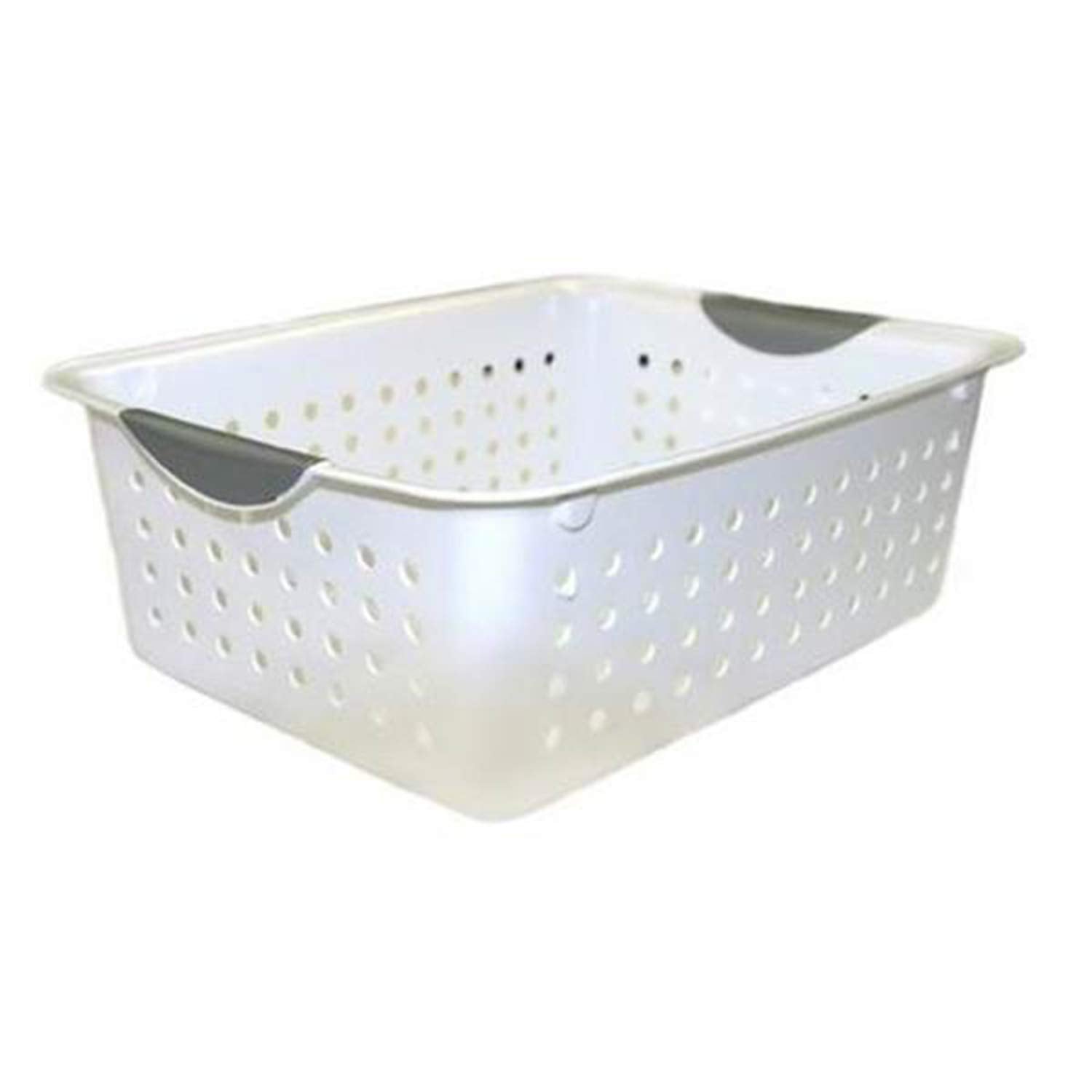 Basket 13.8X10.8X5''White