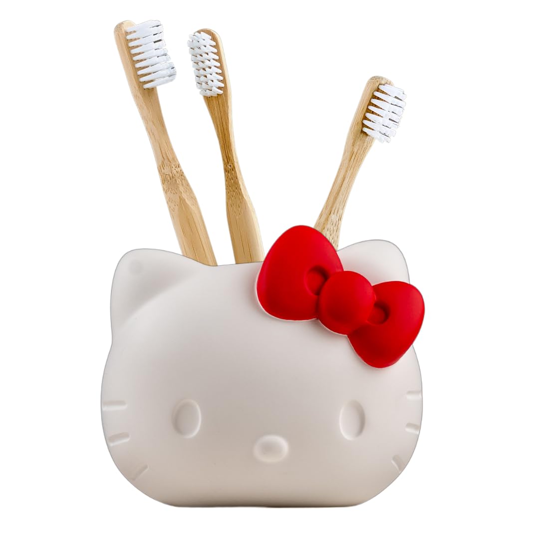 Collectibles Hello Kitty Toothbrush Holder - Makeup Brushes/Pens Tumbler, (Officially Licensed Product) By Franco