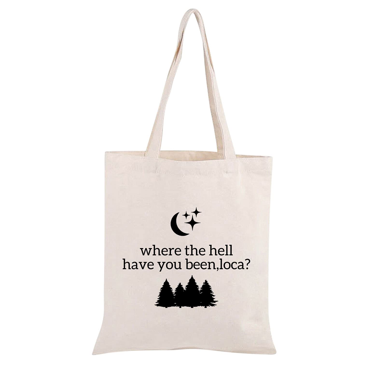 Tobgbe Tv Show Tote Bag Where The Hell Have You Been Loca Gift Tv Show Quote Tote Bag (Tw Loca Tote)