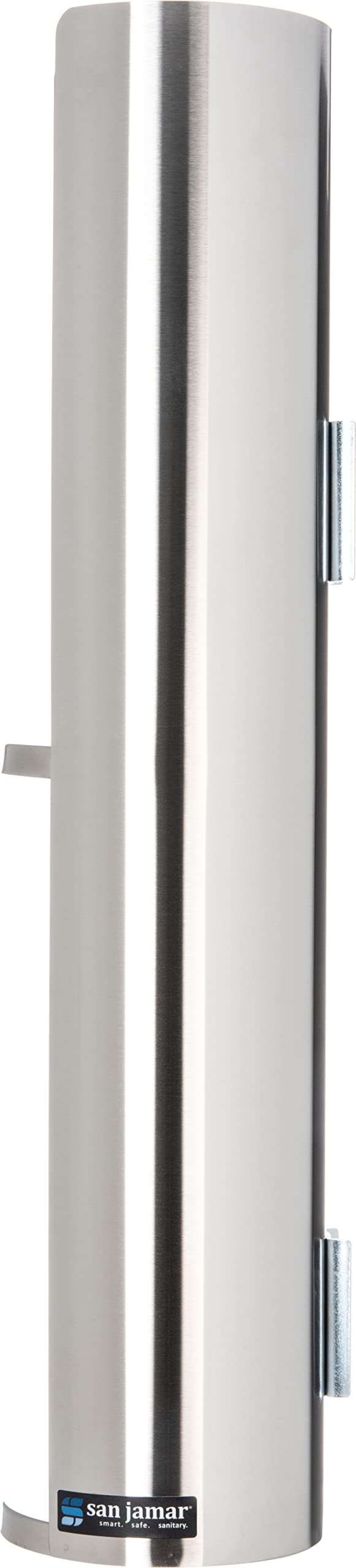 San Jamar Lid Dispenser Wall-Mounted, 24 - 46 Oz Cups With Dual Lid Capacity For Restaurants, Dining Halls, And Fast Food, Stain