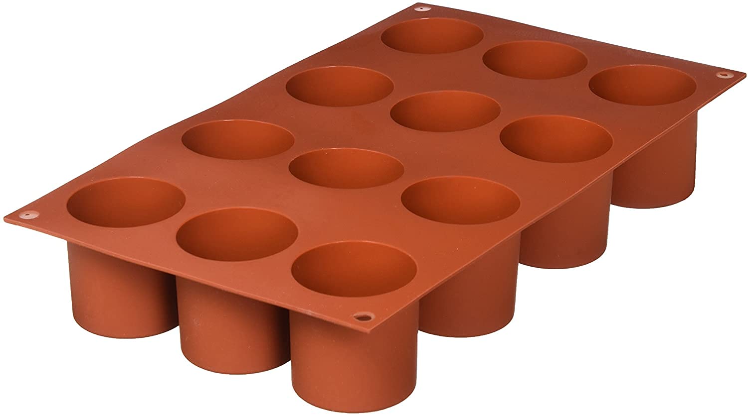 Silikomart Silicone Cylinder Cake Mould, 48Mm, Terracotta