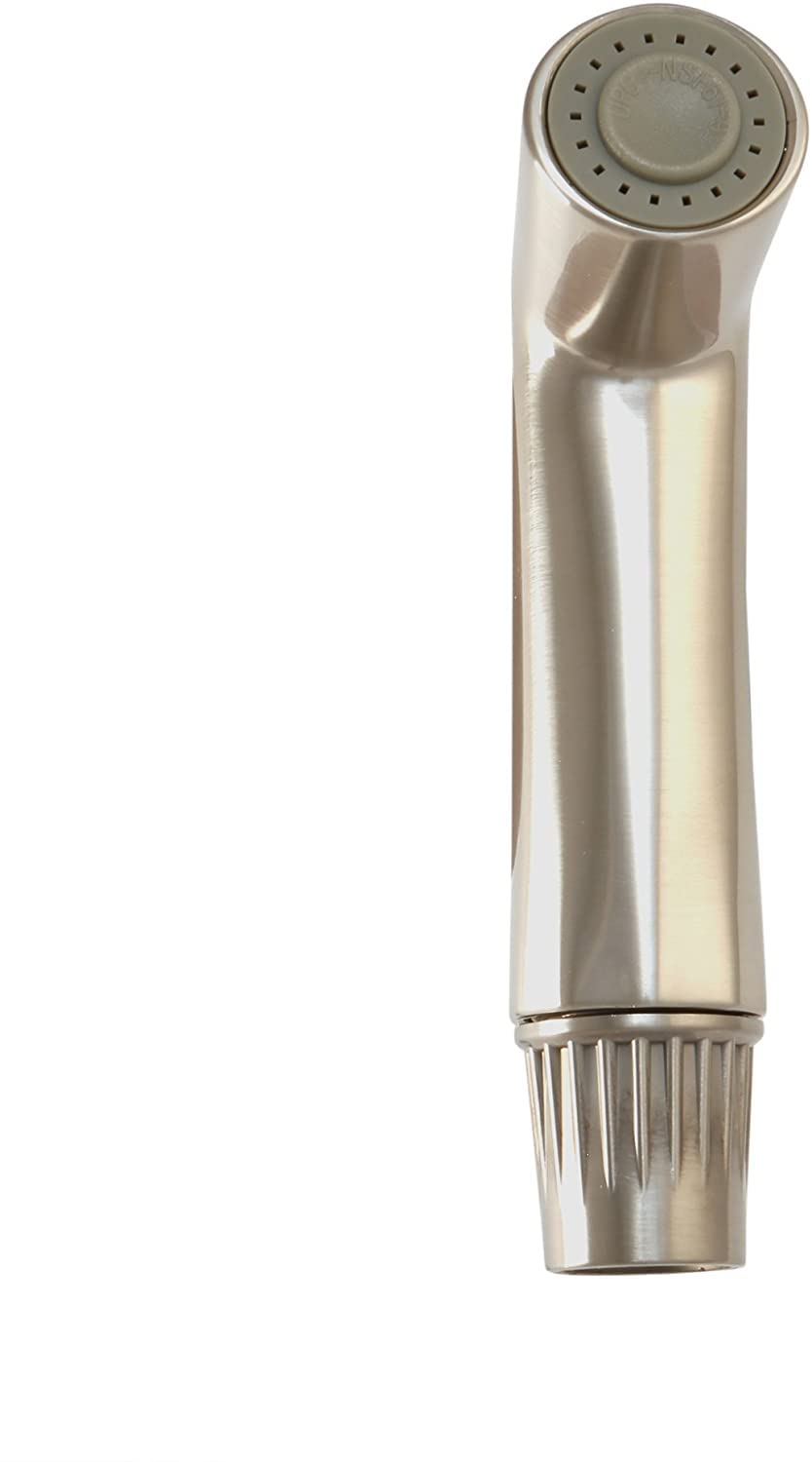 Awelife Kitchen Sink Side Spray Head  Sink Sprayer Attachment  Pull Out Spray Head  Faucet Sprayer Replacement  Brushed Nickel