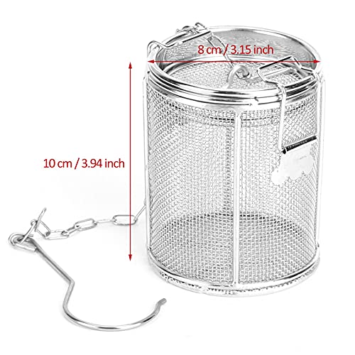Seasoning Strainer Stainless Steel Tea Strainer Soup Seasonings Seperation Basket Filter