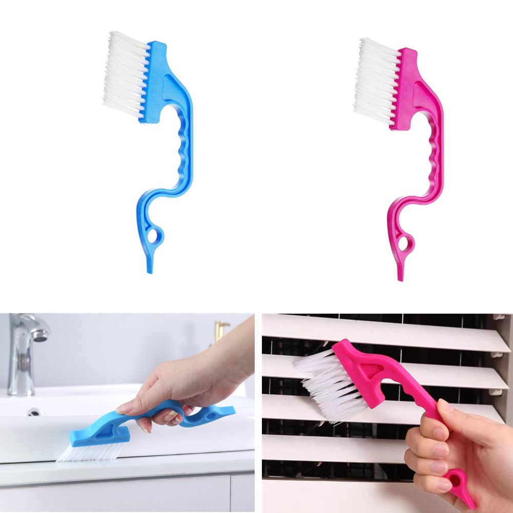 3Pcs Hand-Held Groove Gap Cleaning Tools Door Window Track Kitchen Cleaning Brushes, For Window Air Conditioning Kitchen Cleanin