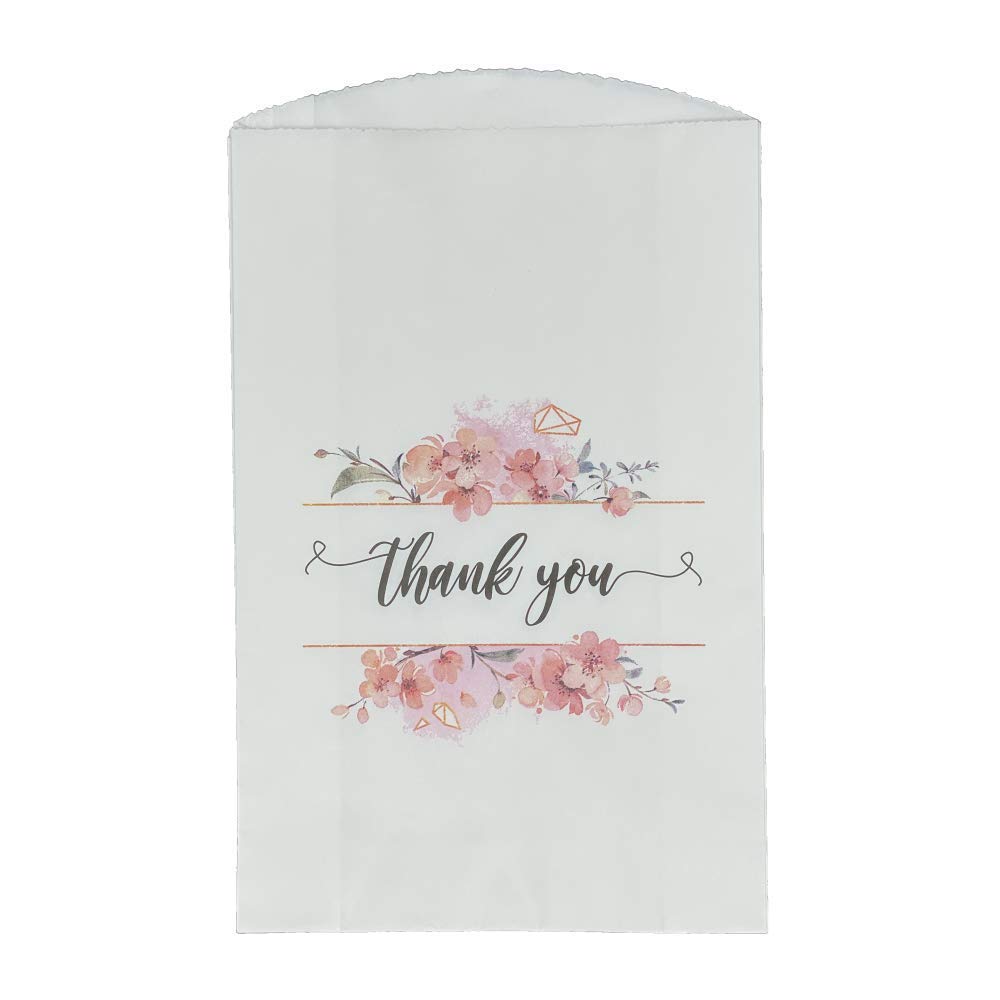 100 Kraft Paper Treat Bags, 2In Expandable Sides, Wedding Favor Bags, Candy Buffet Bags, Cookies Bag, Goodie Bags, Party Favor B